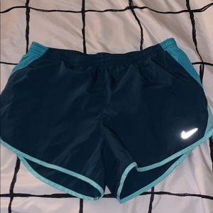 Nike DriFit Shorts Teal with Lining